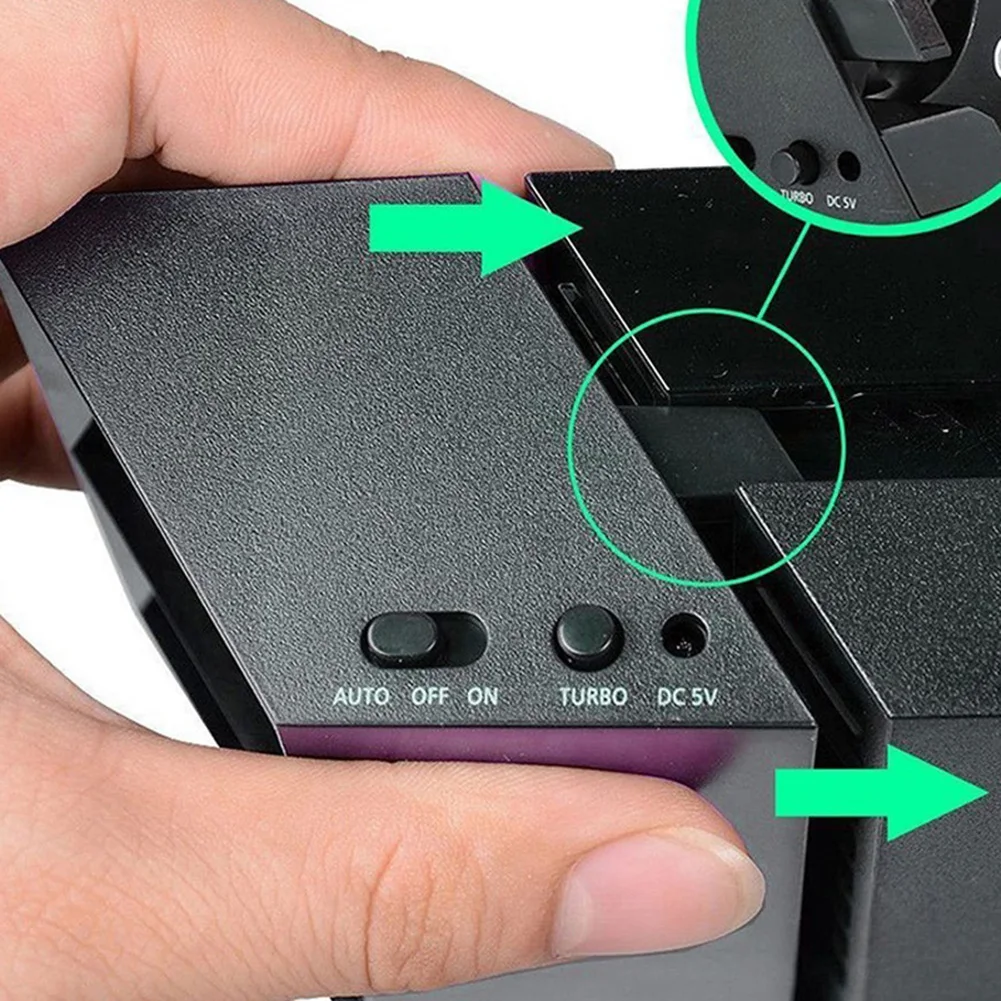Супер охлаждающий вентилятор для консоли PS4 USB внешний умный контроллер