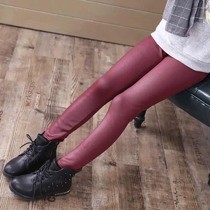 Леггинсы для девочек детские плотные теплые штаны с эластичным поясом Детские