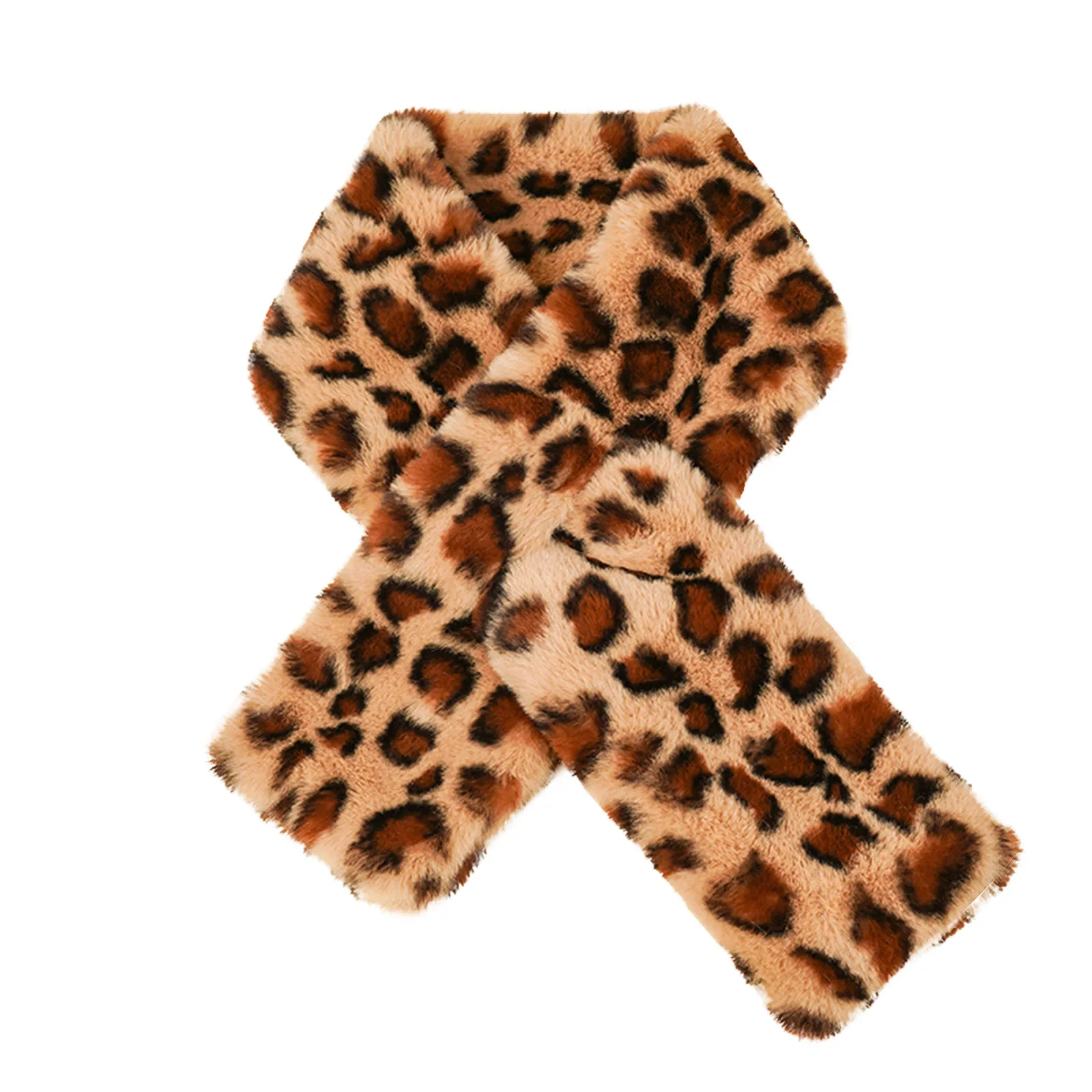 Женский зимний женский шарф из искусственного плюша японский Южнокорейский