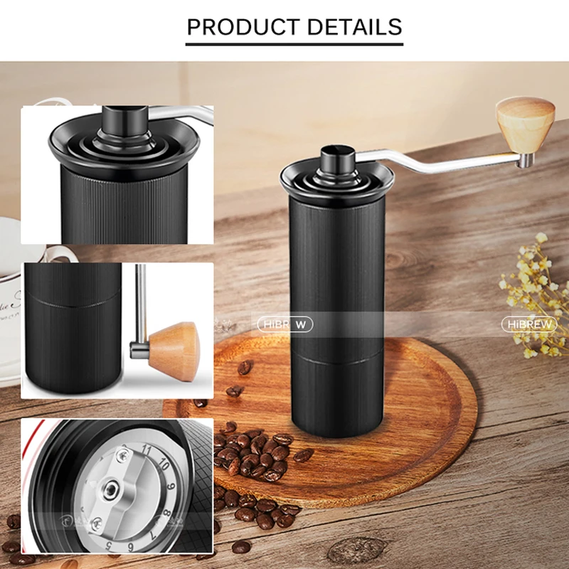 Ручная кофемолка для эспрессо свежего кофе домашняя бариста кухонный инструмент