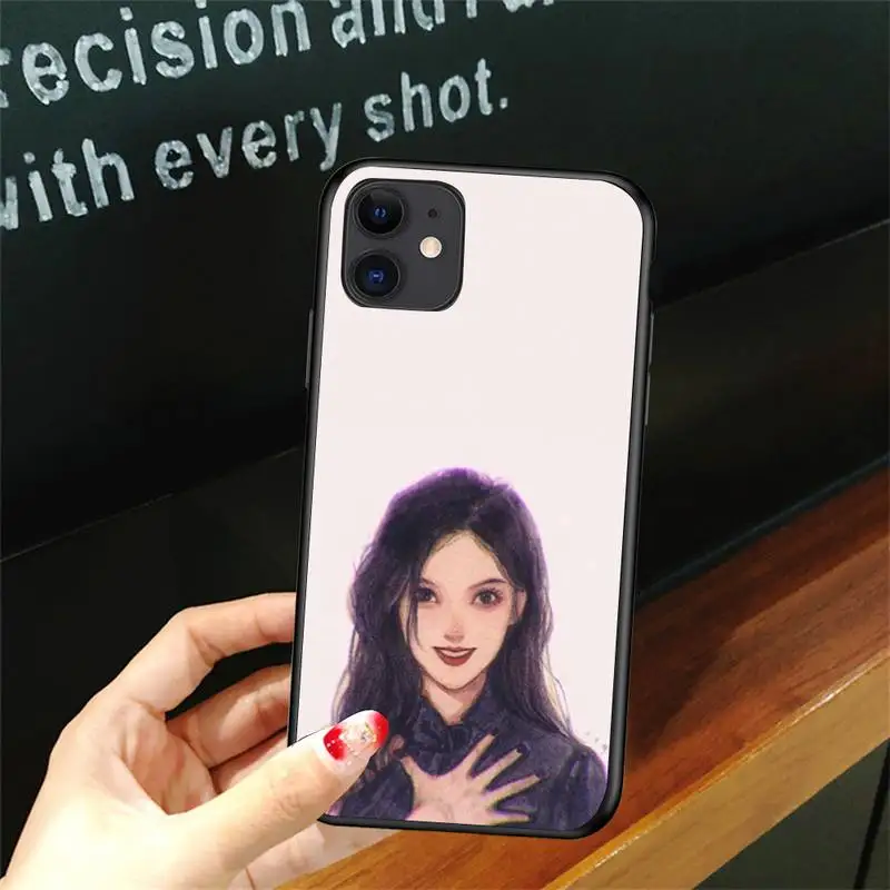 

Art Comic Beauty Phone Case For Iphone 6 6s 7 8plus X Xr 11 12 Mini Pro Max Cover Fundas Coque