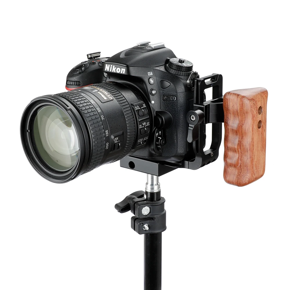 CAMVATE ARCA БЫСТРОРАЗЪЕМНАЯ L основание с деревянной рукояткой (левая сторона)