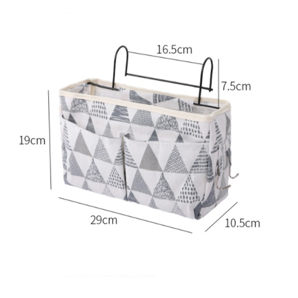 

Bedside Storage Bag Bed Sofa Side Holder Pockets Hanging Sundries Storage Organizer Convenient 2021 Newest
