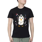 Пингвин доктор футболка для мужчин Мужская одежда