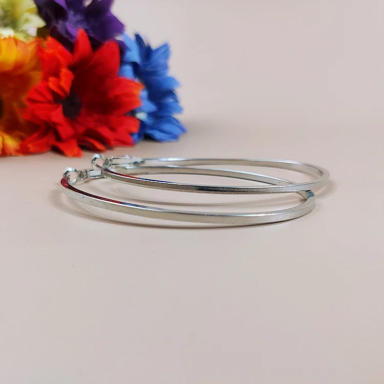 Новые европейские серьги хорошего качества большого размера овальные