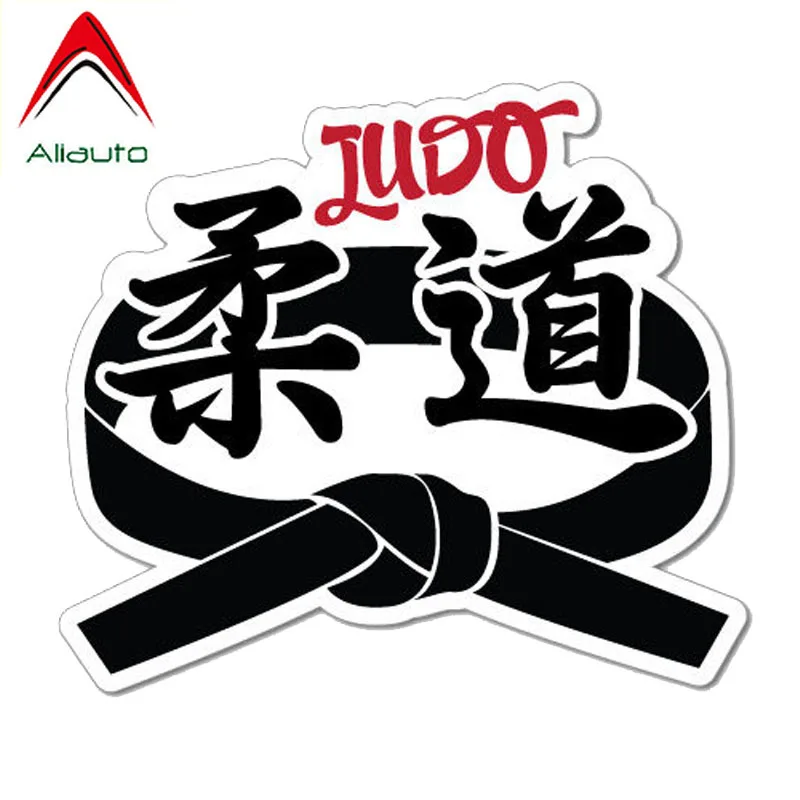 Автомобильная наклейка Aliauto Judo черный ремень мотоциклетная ПВХ для Mercedes Honda Toyota