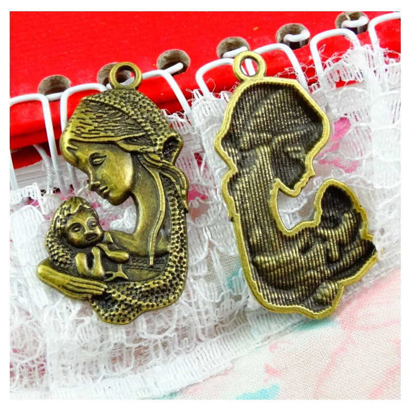 

Подвески детские с бронзовым покрытием, 37 х21 мм, 20 шт.