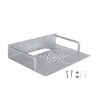 Настенное крепление для хранения ТВ-приставки роутер полка телевизионная приставка кронштейн держатель Мини ПК DVD плеер стойка алюминиевый однослойное пространство