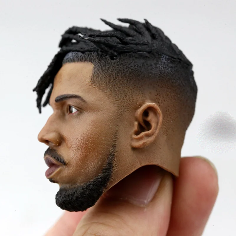 1/6 масштаб Wakanda Erik Killmonger голова леопардовой Пантеры резьба модели игрушек