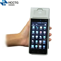 handheld android 7 1 portable ram1gbrom8gb biometric fingerprint pos terminal with printer z90