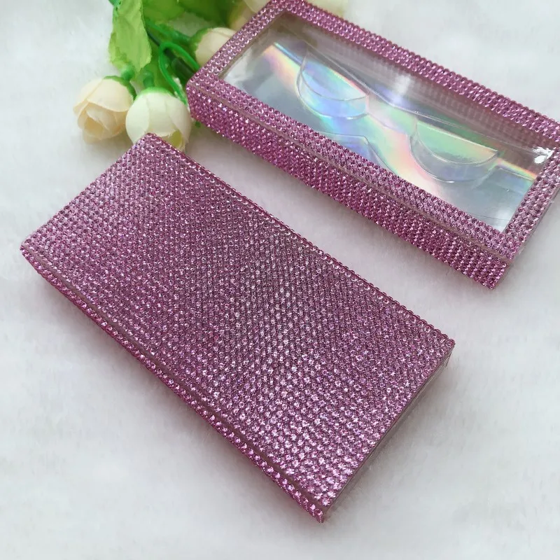 Оптовая продажа Мерцающая коробка 3d норковые ресницы коробки Алмазный блеск