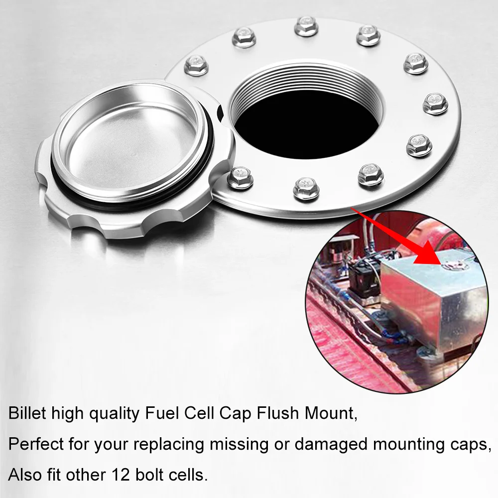 LZONE алюминиевая крышка топливного элемента/резервуара для перенапряжения с 12