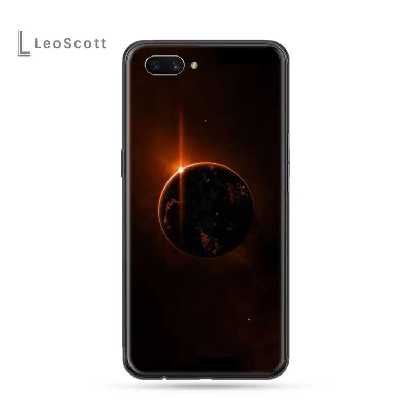 

Space planet mars earth Phone Case For OPPO F 1S 7 9 K1 A77 F3 RENO F11 A5 A9 2020 A73S R15 REALME PRO cover