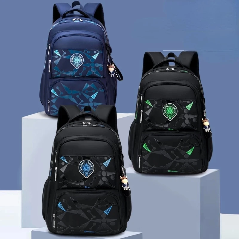 Kids Boys Multifunction Waterproof Large Orthopedic Schoolbag Backpack for children Student Shoulder Backpacks Travel Satchel