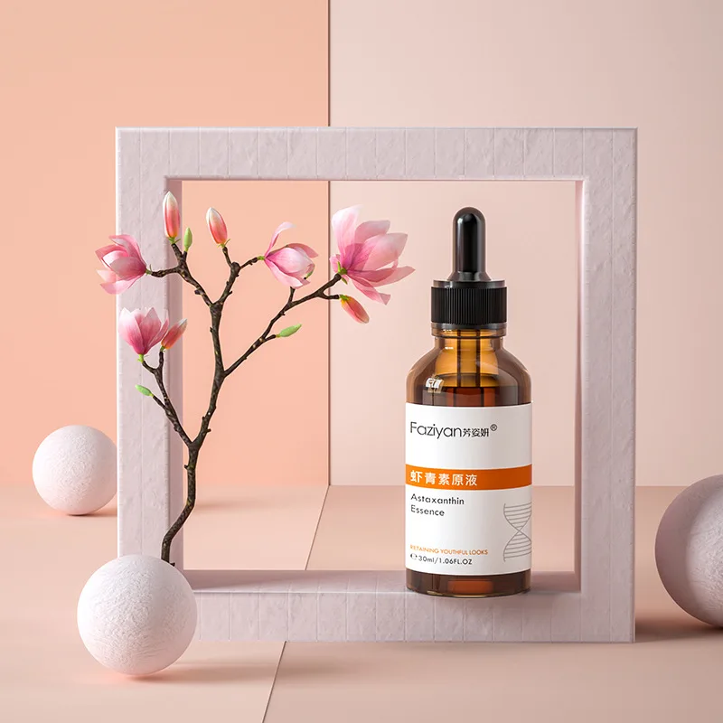 

New Arrival Antioxidant Anti Aging Tasking Face Serum Astaxanthin Serum 30ml Skin Essence Reduce Wrinkle Age Spots Skin Care