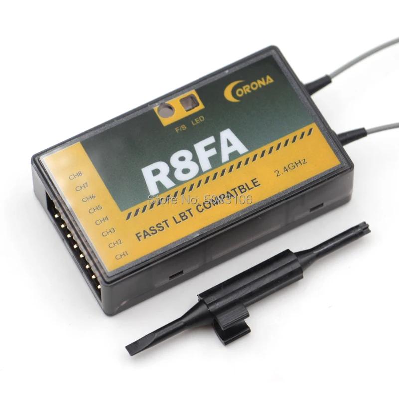 R8FA Corona R4FA R6FA F8FA R14FA 2,4 Ghz FUTABA T8FG 12FG 14SG 16SZ 18MZ Совместимость с FASST(технологией стандартных систем с гибкой архитектурой) приемник для RC самолетов - Цвет: R8FA