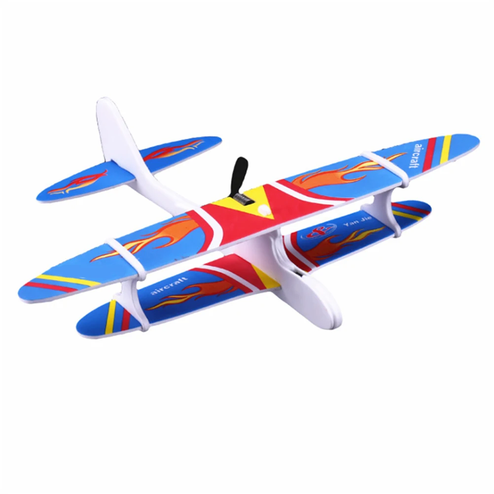Модель электрического самолета из пенопласта с USB разъемом модель ручной запуска