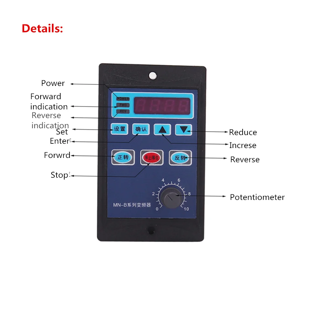 Небольшой простой инвертор трехфазный двигатель скоростной преобразователь