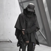 whyworks techwear tactical cloak windproof water repellent outdoor poncho avant garde hip hop punk fashion