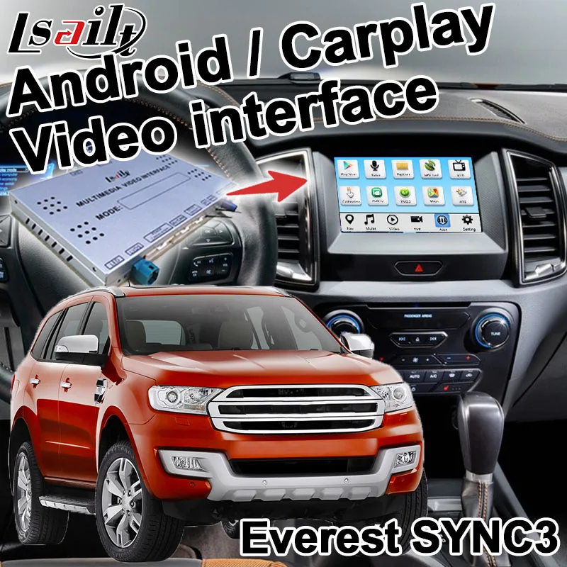 Интерфейсная коробка для Android / carplay Ford Everest Ranger беспроводной интерфейсный бокс