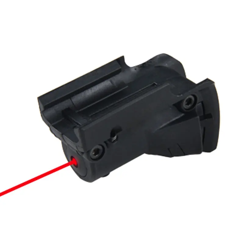 

Тактический лазерный прицел для Glock 19 23 22 17 21 37 31 20 34, тактический охотничий лазерный прицел с красной точкой и канавками, 5 мВт