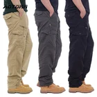 Брюки-карго мужская верхняя одежда с несколькими карманами тактический военный прямой женский комбинезон брюки на молнии джоггеры новая уличная одежда