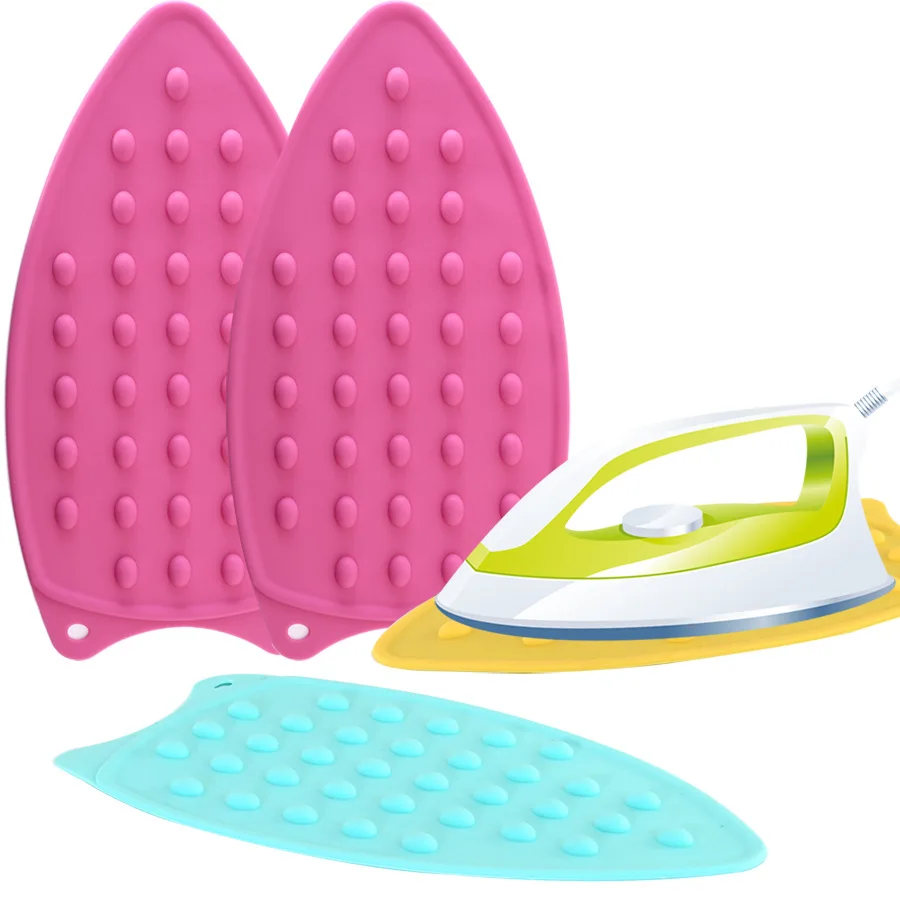 

1PC Silicone Iron Hot Protection Rest Pad Mat Safe Surface Iron Stand Mat Rest Ironing Pad Insulation Boards