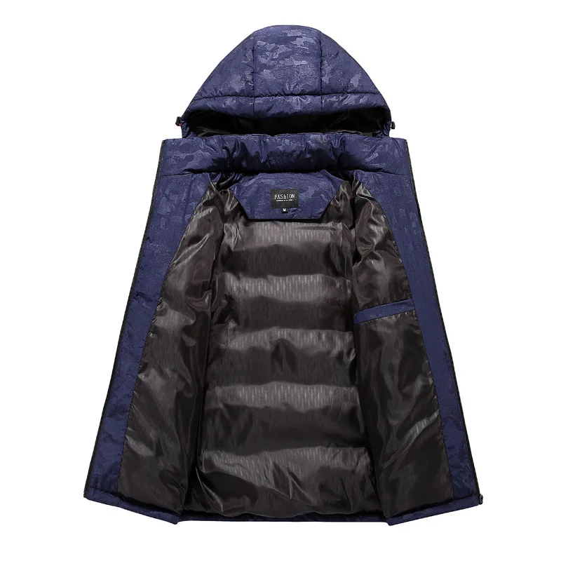 Новая стильная мужская одежда с хлопковой подкладкой Повседневная приталенная