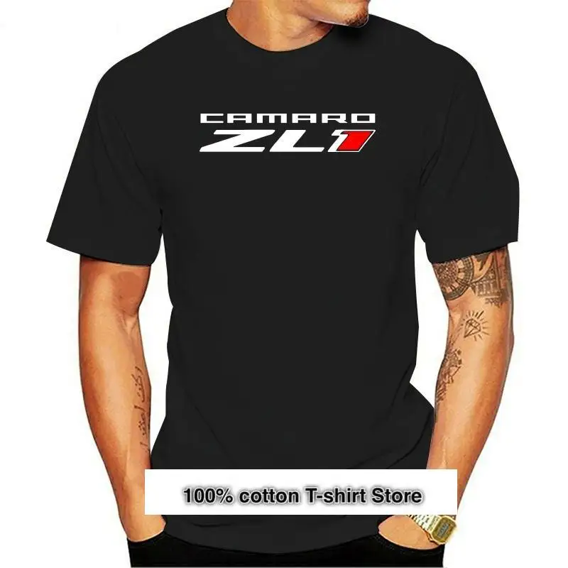 

Индивидуализированная Camiseta de CORVETTE CAMARO ZL1 Logo Racing, negra