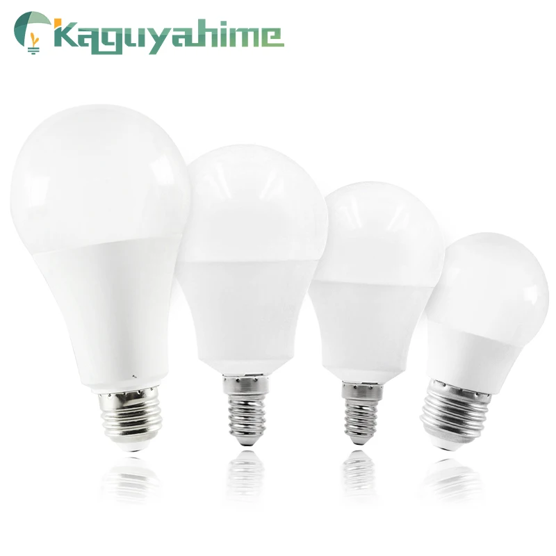Светодиодная лампа Kaguyahime E14 E27 20 Вт 15 12 9 6 3 220 В переменного тока 240 В|Светодиодные