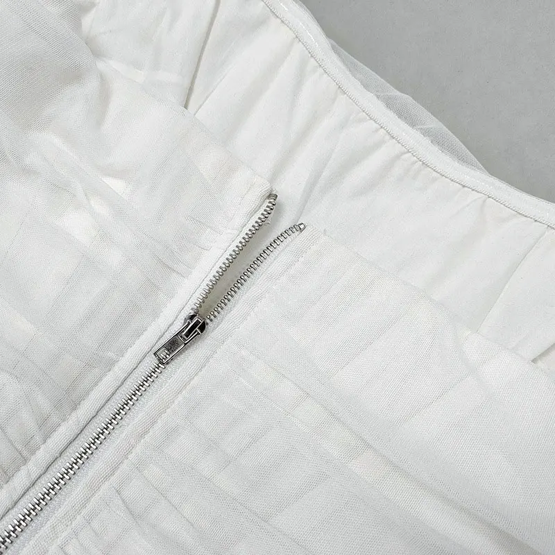 

2021 Spring/Summer Women's Vest Fashion Fishbone Mesh Corset Solid Color Sexy Short Vest Tube Tops Strapless Top Cute Y2k