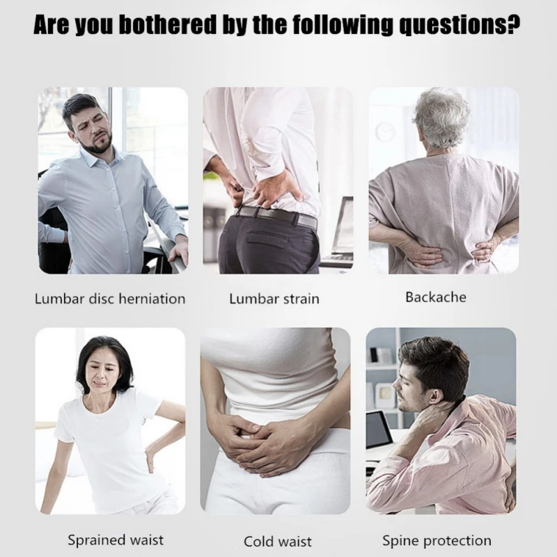 

Sports Adjustable Waist Trainer Magnetic Belt Lower Back Brace Spine Support Waist Belt Orthopedic Breathable Belt Unisex