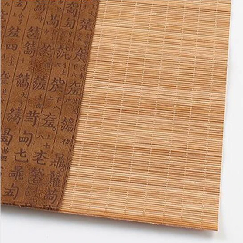 

Natural Bamboo Table Runner Placemat Tea Mats Table Placemat Pad Ceiling Decor Home Cafe Restaurant Decoration