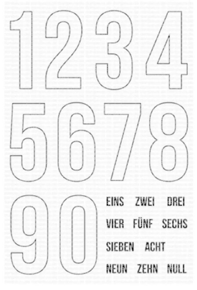 Немецкий прозрачный силиконовый штамп/уплотнение для скрапбукинга своими