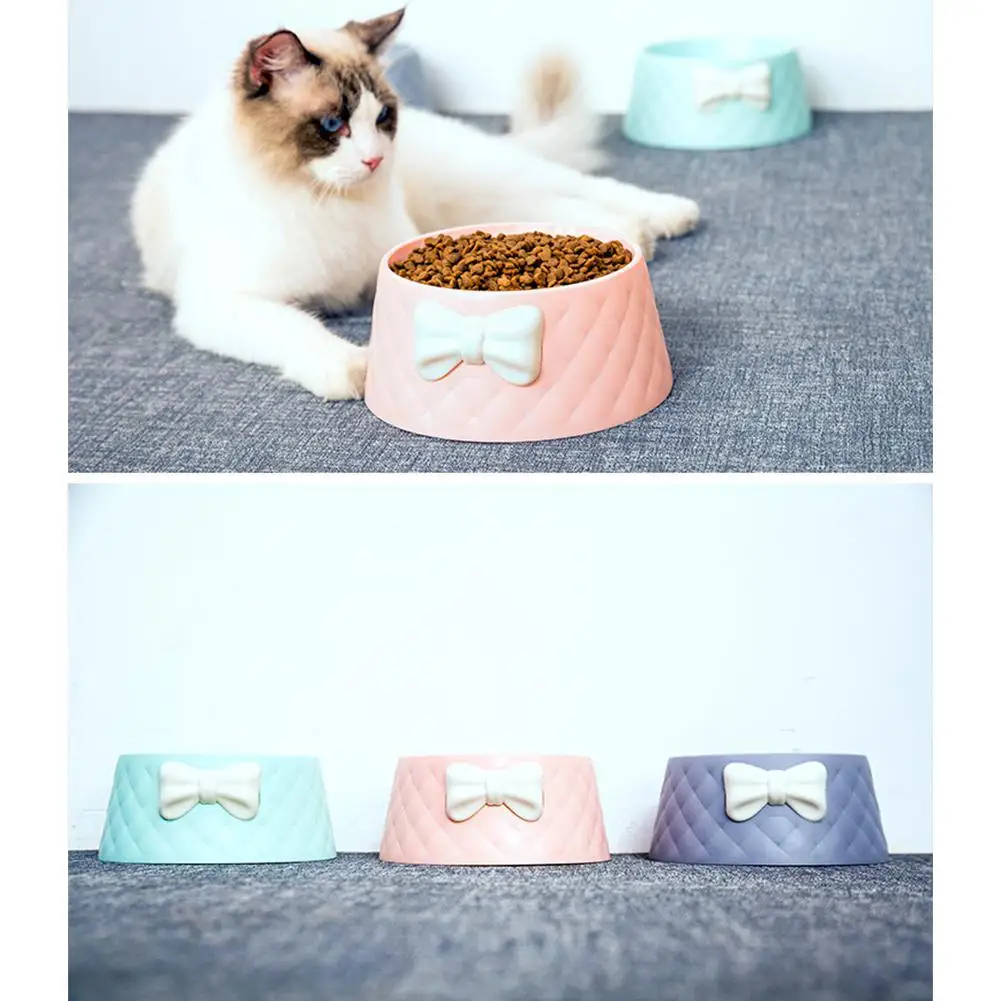 TPFOCUS миска для домашних животных милые кормушки с бантиком и алмазным узором