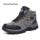 Зимние горные походные ботинки для мужчин и женщин, водонепроницаемые уличные кроссовки с теплым плюшем, мужские ботинки, прогулочная Треккинговая охотничья обувь