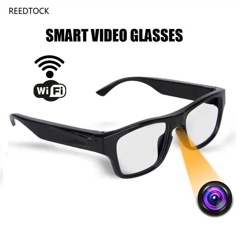 Najtaniej WIFI Okulary Kamera 1080P Wideo Do Jazdy Rekord Jazda Na Rowerze Okulary Kamera Na Zewnątrz Inteligentne Okulary Dotykowy Przycisk Mini Kamera