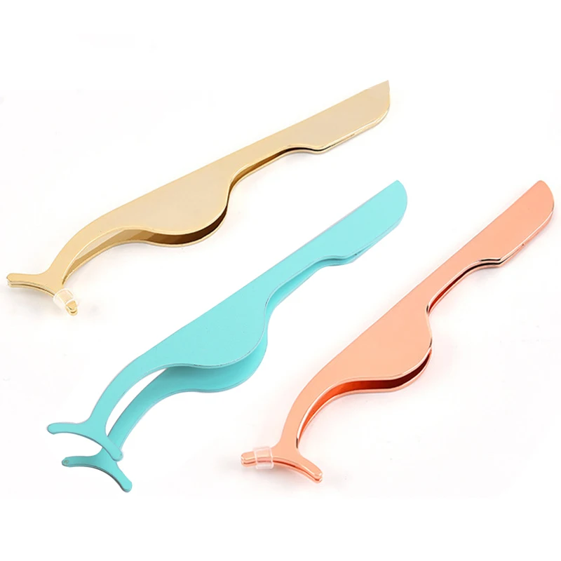 Пинцет для накладных ресниц Kekelash из нержавеющей стали с логотипом на заказ