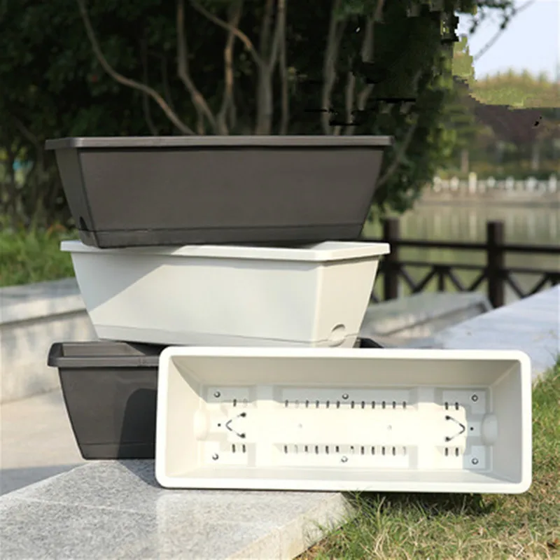 Новый горшок для растений ленивый пластиковый цветочный выращивания овощей на