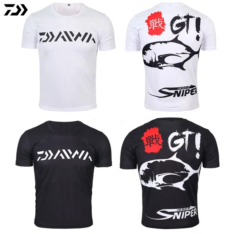 

DAIWA DAWA 2020 Fishing Clothing Summer Short Sleeve Deep Sea Sunscreen Breathable Clothes Anti-UV Ultrathin Fishing Shirt