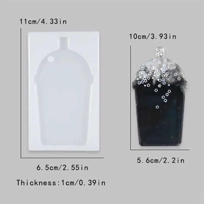 

DIY Crystal Epoxy Resin Mold Silicone Aroma Gypsum Tag Mould Handmade Crafts Jewelry Pendant Making Tool