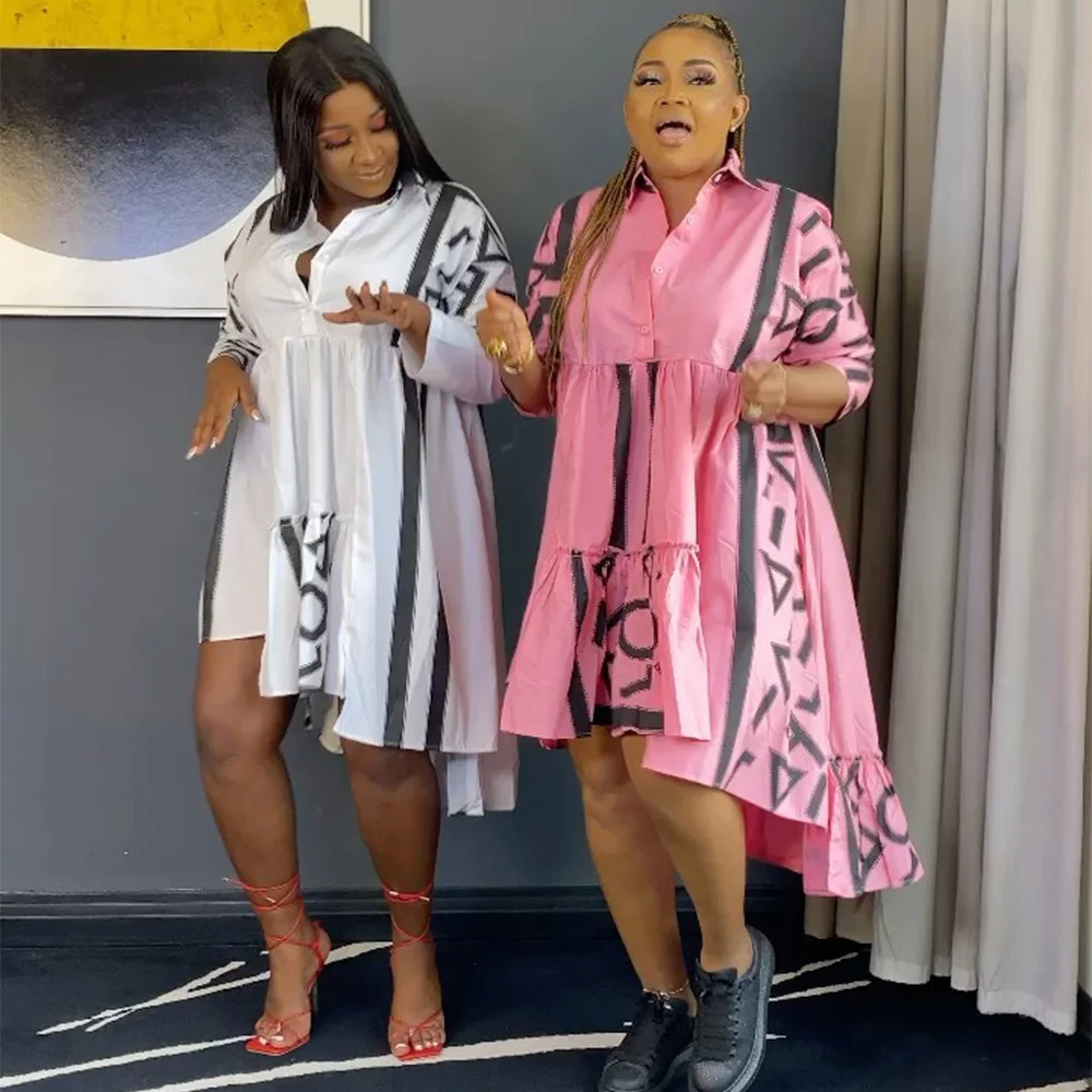 

Модное качественное платье-рубашка для мам в европейском и американском стиле