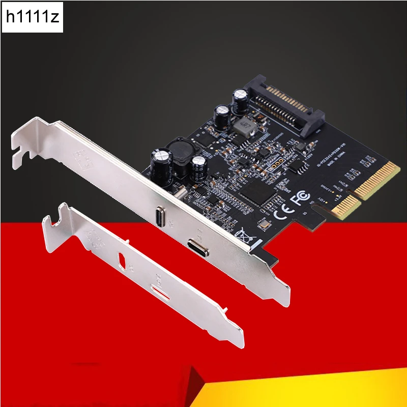 Плата расширения PCI Express X4 3 0 на Type-c 20G PCIE USB плата для быстрой зарядки | Компьютеры и