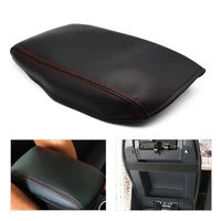 car high grade microfiber leather protection pad center console armrest box cover for audi a6 2005 2006 2007 2008 2009 2010 2011