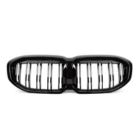 new arrival dual slat gloss black front kindey bumper grille radiator hood grill for bmw 1 series 2019 f40 racing grille