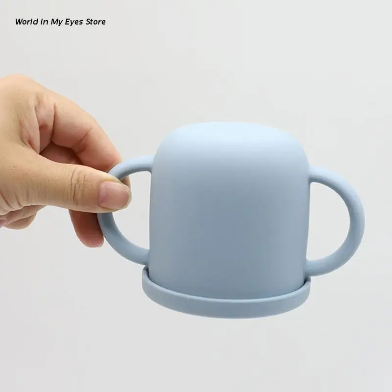 

Детская силиконовая миска с двойной ручкой, 300 мл