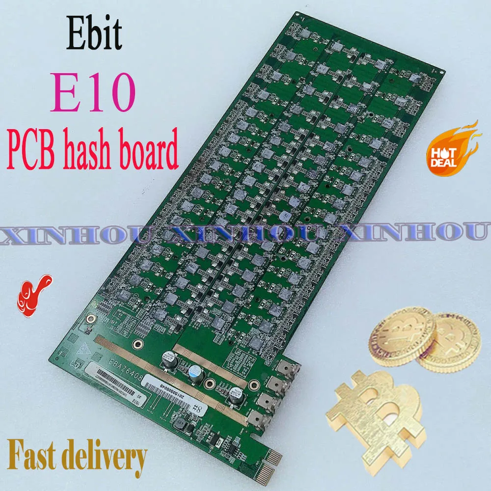 BTC BCH Майнер Ebit E10 PCB hash board SHA256 замена Bad Asic Биткоин Part|Сетевые коммутаторы| |