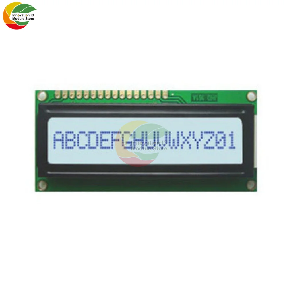 

Ziqqucu 1601 LCD Display 16X1 Character Digital LCD Module LCM STN SPLC780D KS0066 for Arduino UNO R3 3D Printer 5V
