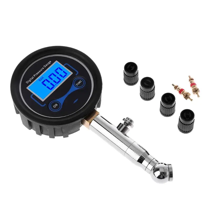 

LCD Digital Tire Pressure Gauge 0-200PSI Car Tyre Air Pressure For Motorcycle Cars Truck Bicycle Motorbike Vehicle Tester