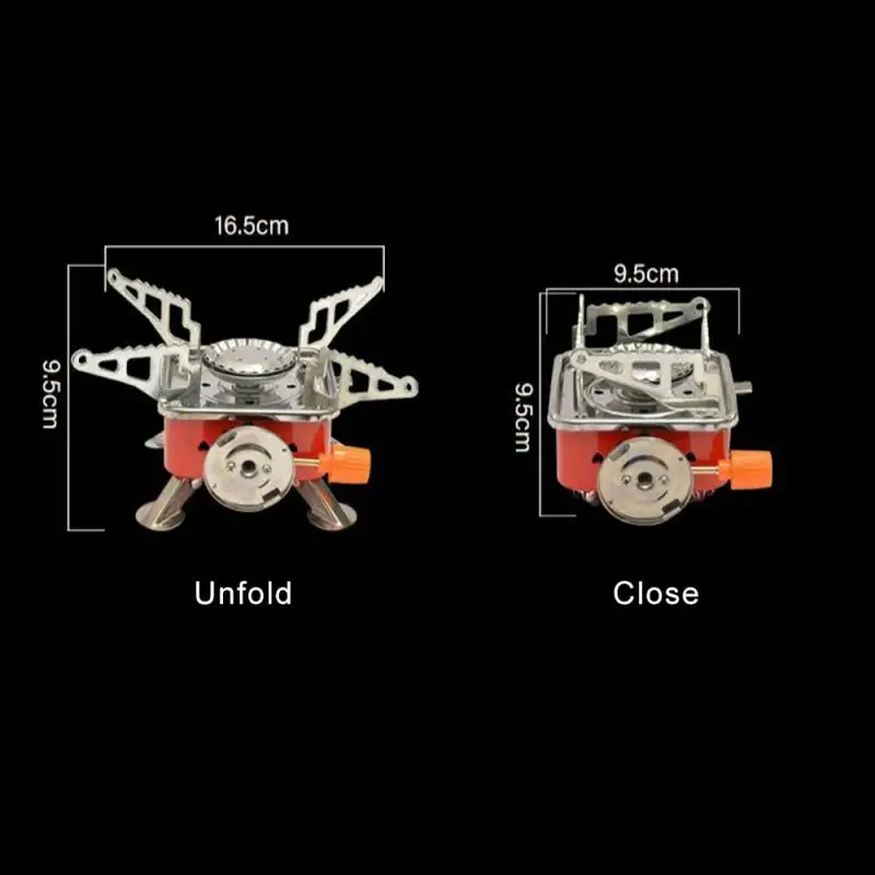 New Outdoor Gas Burner For Camping Stove Lighter Tourist Equipment Kitchen Cylinder Propane Grill Powerful Wind Proof | Спорт и